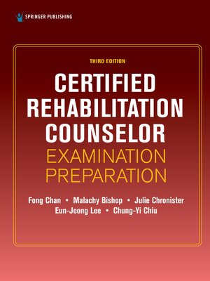 cover image of Certified Rehabilitation Counselor Examination Preparation